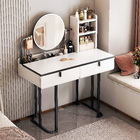 Lioness Dresser Vanity Table with Mirror and Storage Drawers