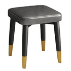 Minimalist Faux Leather Dining Table Stool Padded Dressing Stool