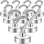 10 X Heavy Duty Magnetic Hooks Multipurpose Strong Hanging Magnets Hangers (16KG Each)