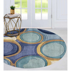 Delight Designer Modern Infinity Round Rug