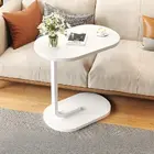 Cogency Sofa Bed Side Table Laptop Desk Accent Coffee Stand (White)