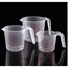 3 x Clear Measuring Cups (250mL, 500mL, 1L)