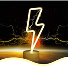 Lightening Bolt Neon LED Night Light Lamp