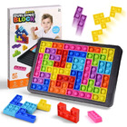 27 PCS Pop It Tetris Puzzle Board Game Building Blocks Toy Set