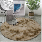 Infinity Round Shag Rug (Tan)