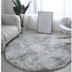 Infinity Round Shag Rug (Platinum)