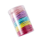 100 Piece Colourful Hair Ties Set Soft Elastic Bands for Kids and Adults