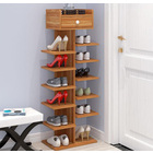 8 Tier Shoe Rack Storage Organizer (Oak)