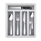 5-Compartment Cutlery Utensils Holder Storage Box Silverware Tray Drawer Organizer