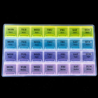 28-Day Weekly Tablet Pill Box Holder Medicine Storage Organizer Case Container