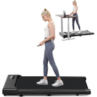 Pro Fitness 2 in 1 Portable Electric Treadmill Home Gym Walking Running Exercise Machine