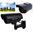 2 x Solar Powered IR Simulation Dummy Security Cameras