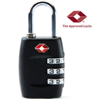 TSA approved Travel Lock Luggage Security Lock Suitcase Padlock Black