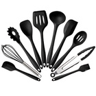 10PC Silicone Kitchen Cooking Baking Utensil Set